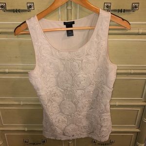 Floral Textured tank top